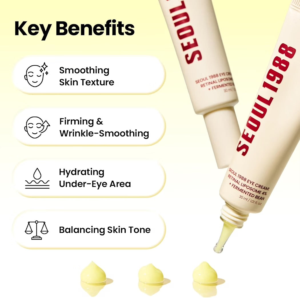 K-SECRET SEOUL 1988 Eye Cream Retinal Liposome 4% + Fermented Bean 30ml