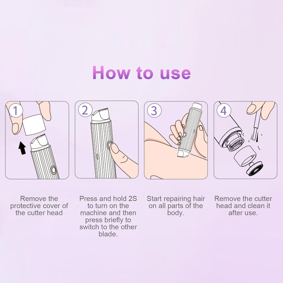 2 in 1Double Head Electric Shaver
