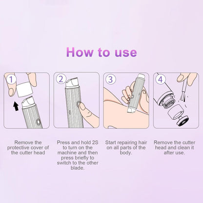 2 in 1Double Head Electric Shaver