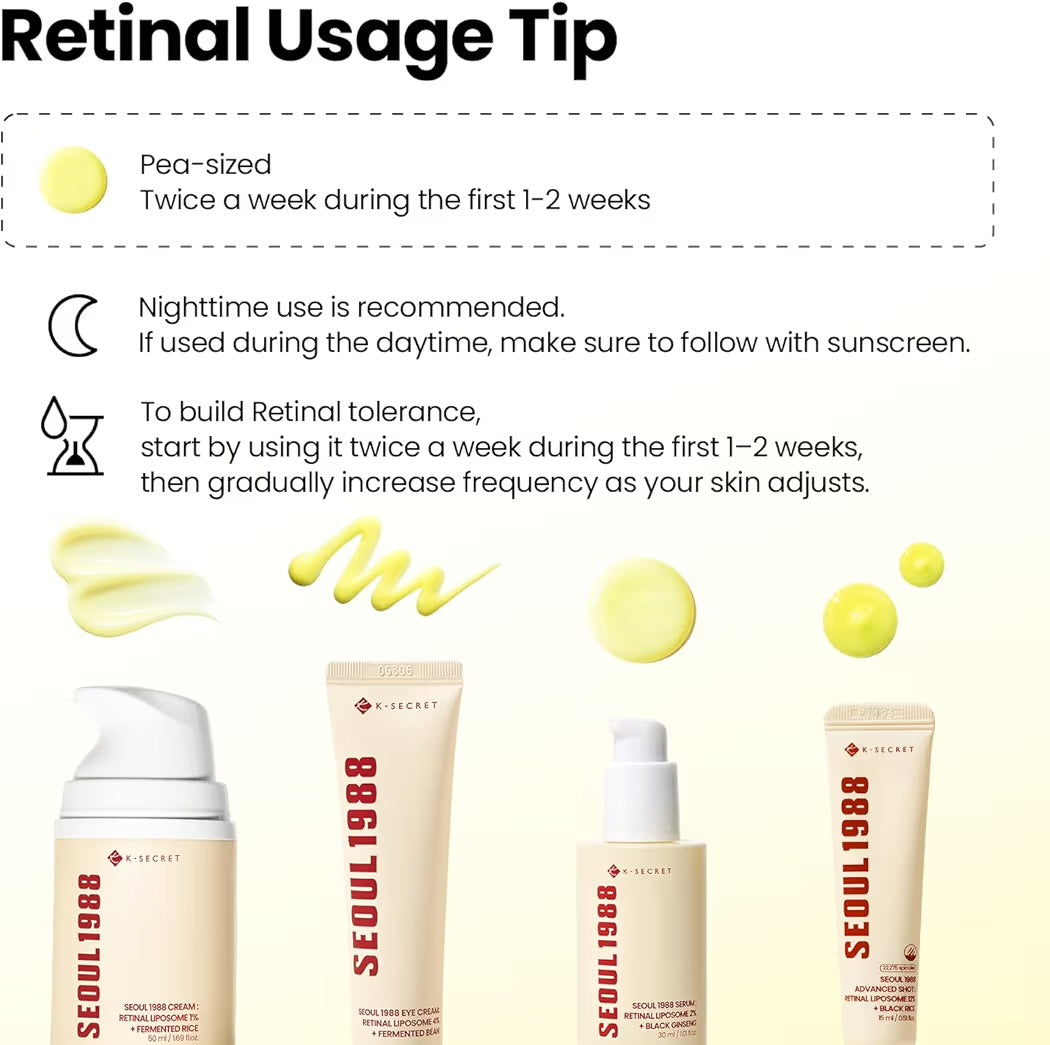 K-SECRET SEOUL 1988 Eye Cream Retinal Liposome 4% + Fermented Bean 30ml