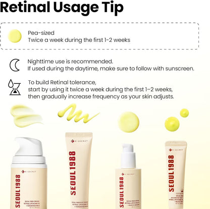 K-SECRET SEOUL 1988 Eye Cream Retinal Liposome 4% + Fermented Bean 30ml