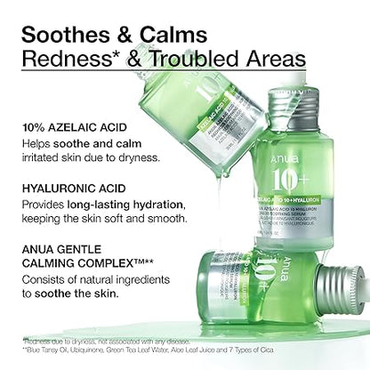 ANUA Azelaic Acid 10 Hyaluron Redness Soothing Serum 30ml