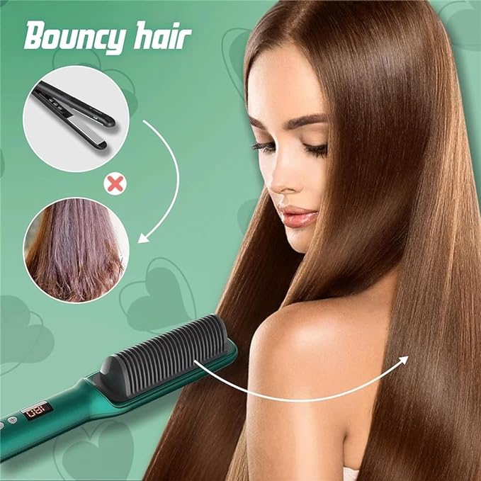 Hair Straightener Comb – Fast & Gentle Styling Tool